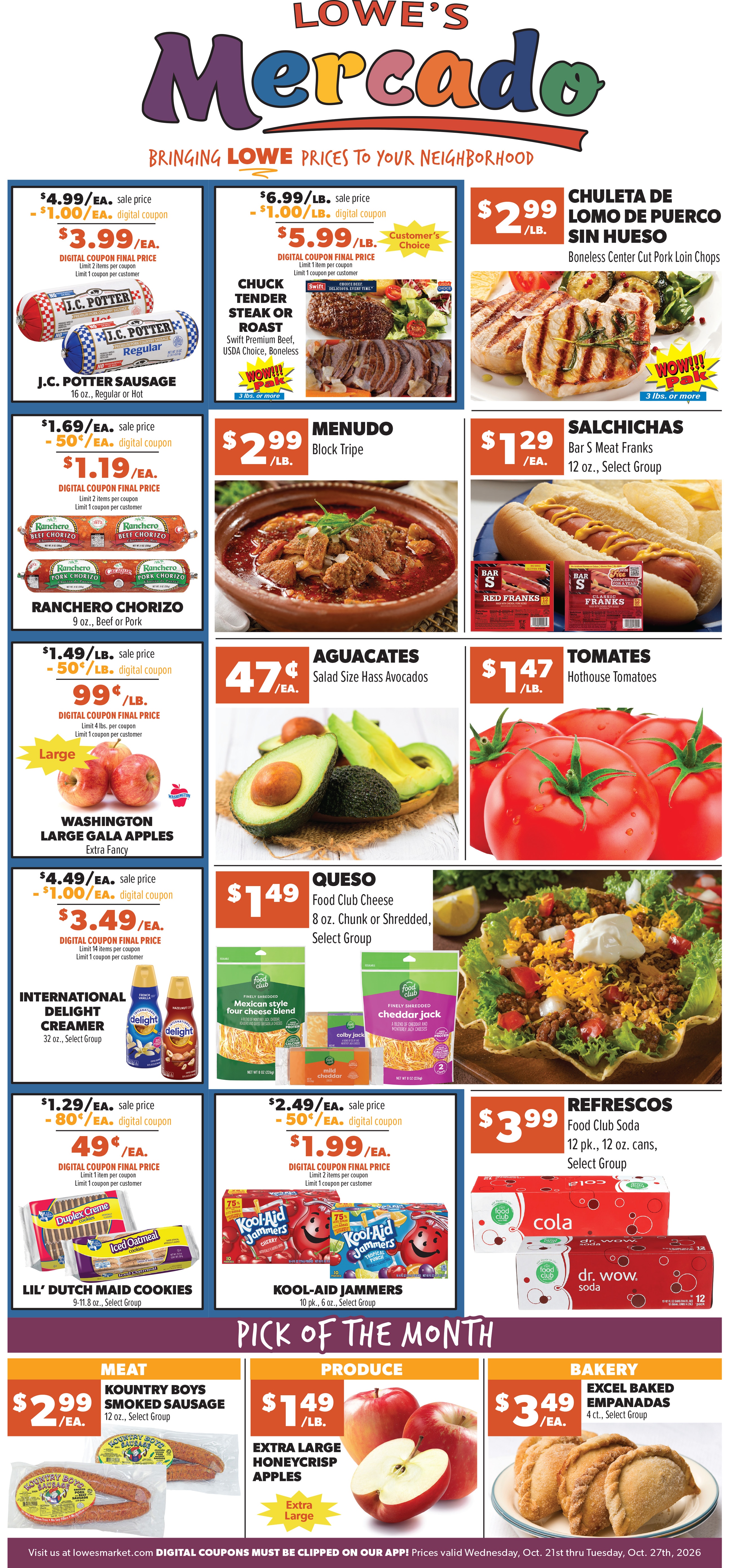 Lowe's Mercado (Texas) Weekly Ad October 21 - 27, 2026