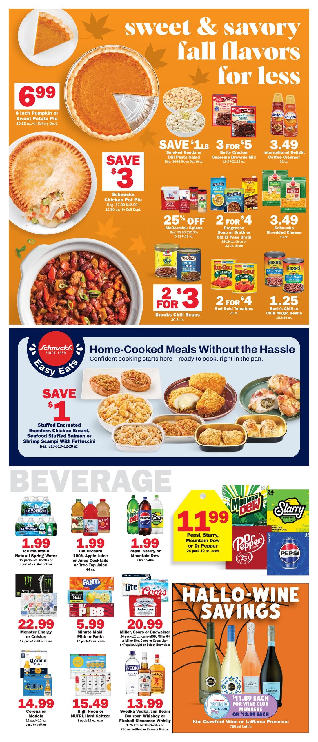 Schnucks (Springfield Area, IL) Weekly Print Weekly Ad October 21 - 27, 2026