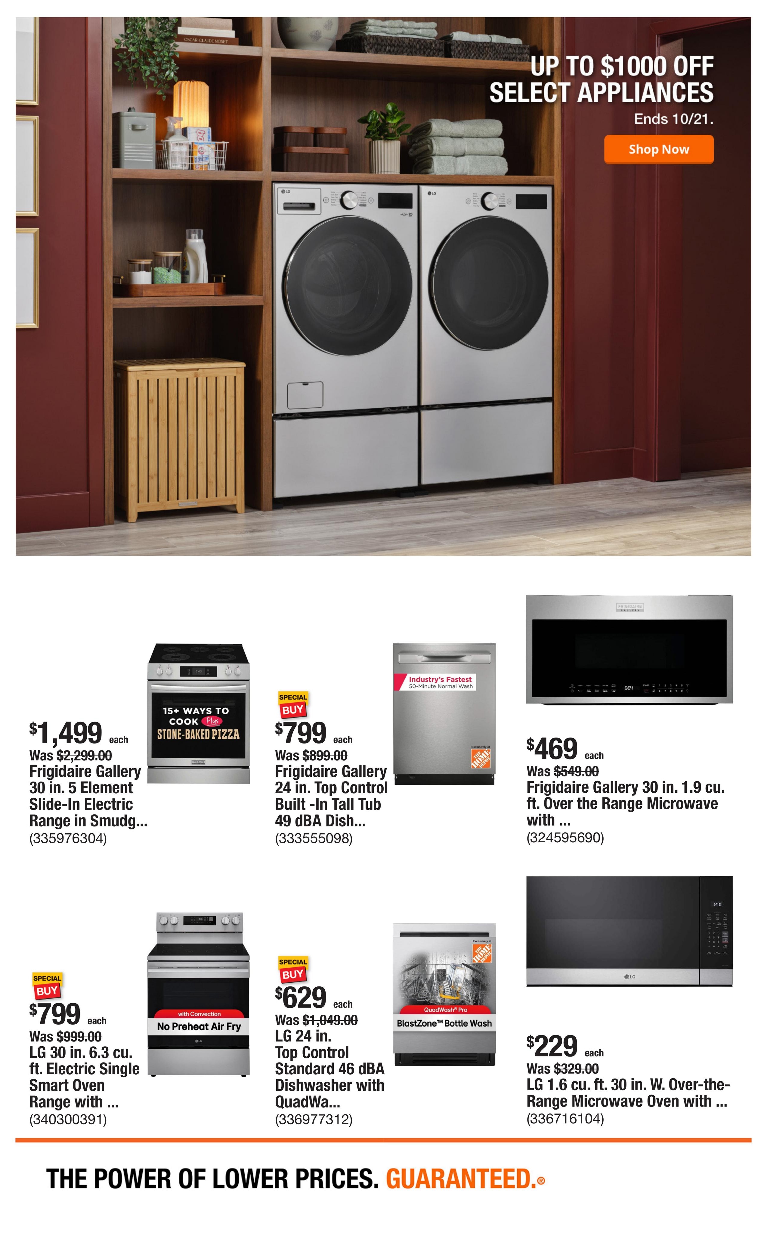 Home Depot (Caledonia Area, WI) Weekly Ad October 8 - 22, 2026