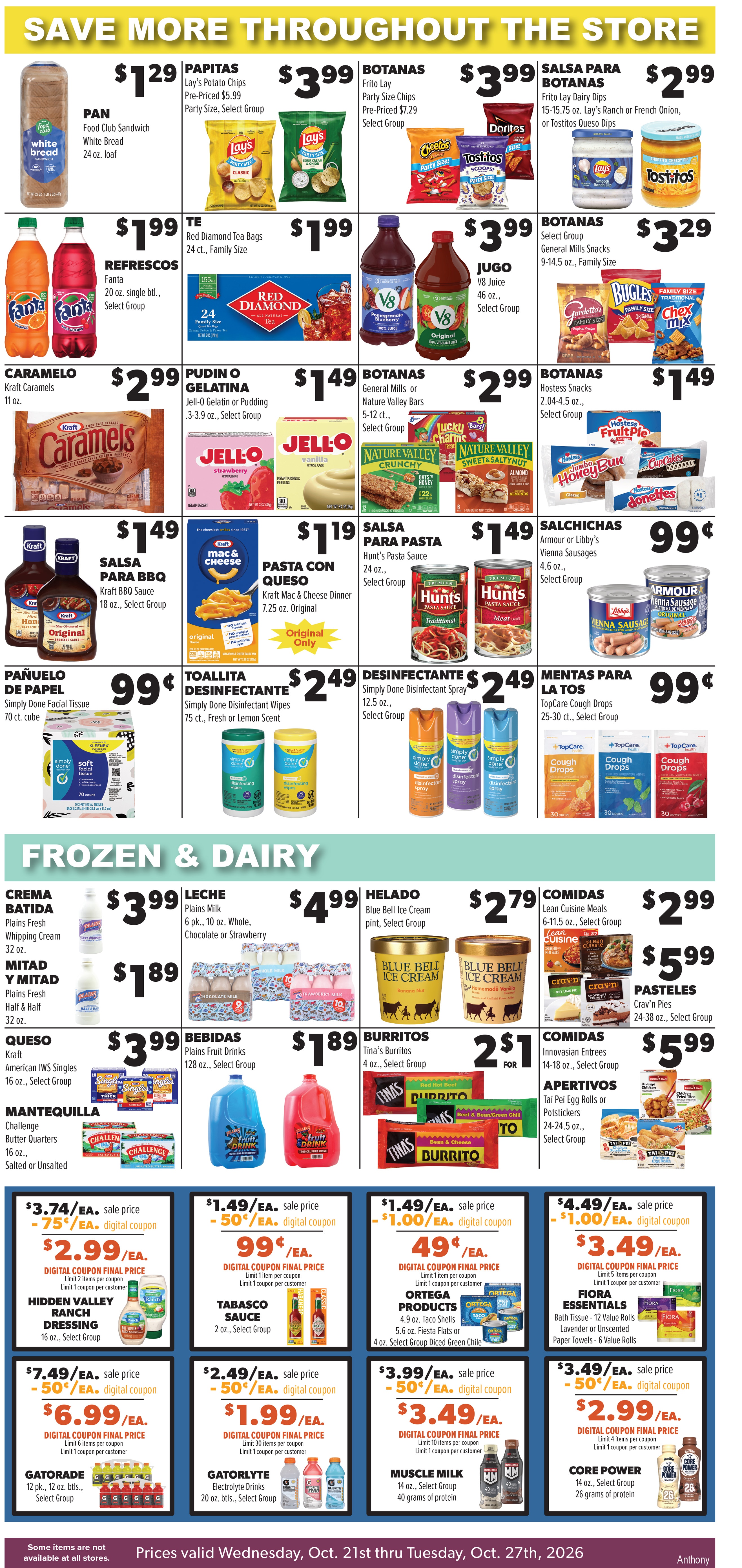 Lowe's Mercado (Anthony, TX) Weekly Ad October 21 - 27, 2026
