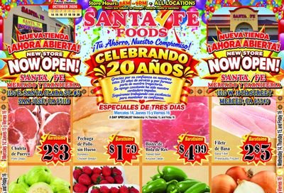 Santa Fe Foods Weekly Ad October 14 - 20, 2026