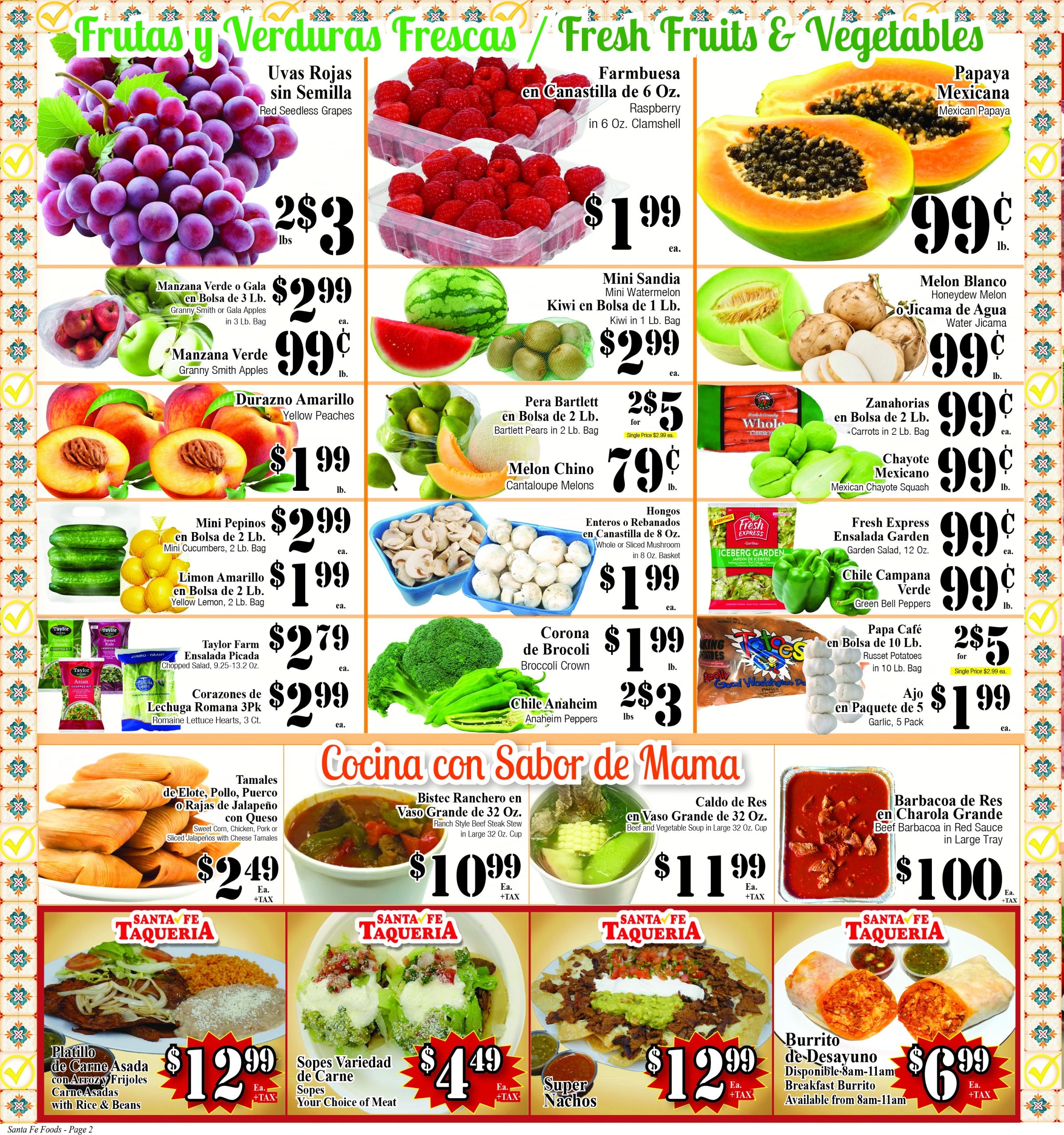 Santa Fe Foods Weekly Ad October 14 - 20, 2026