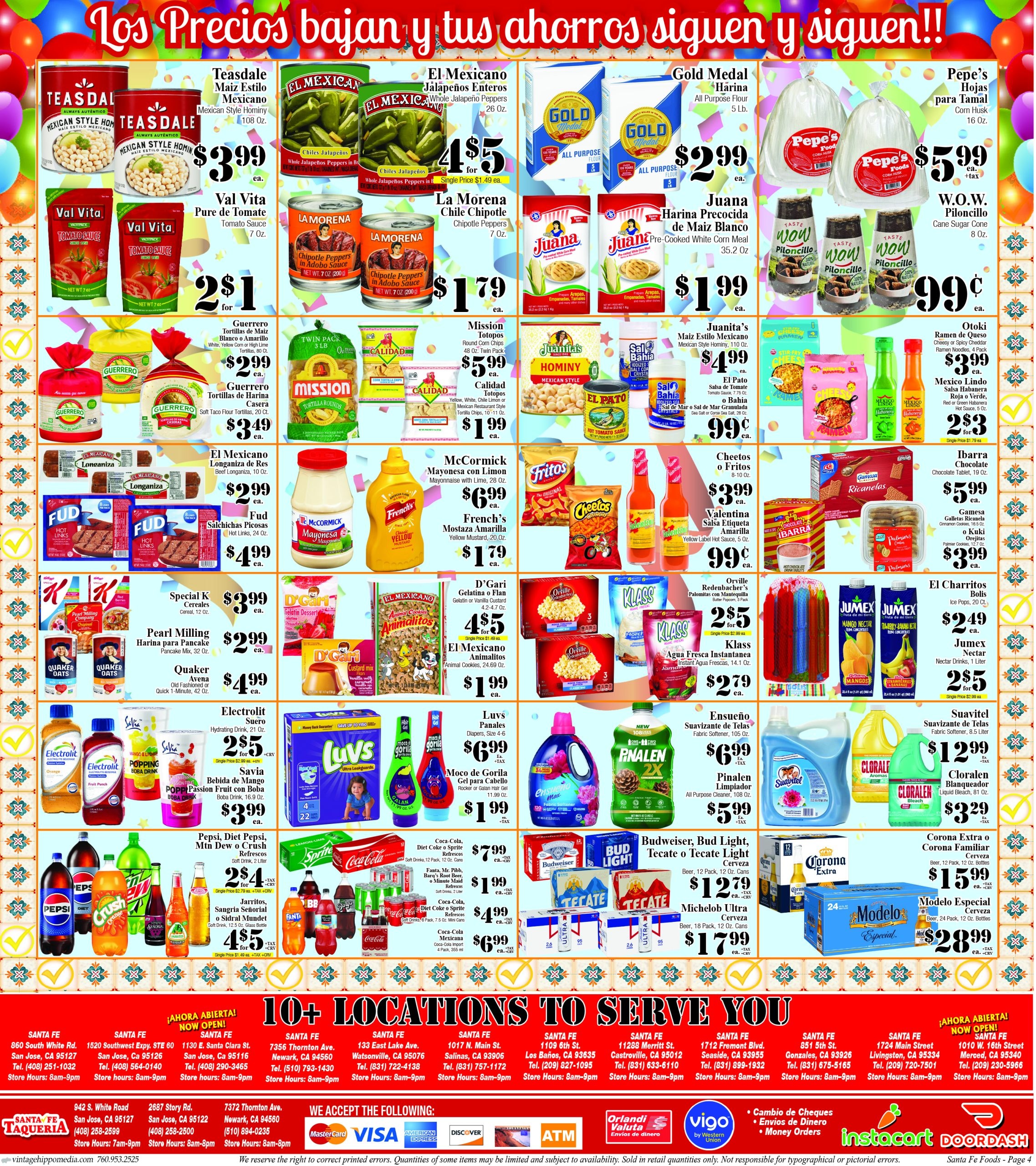 Santa Fe Foods Weekly Ad October 14 - 20, 2026