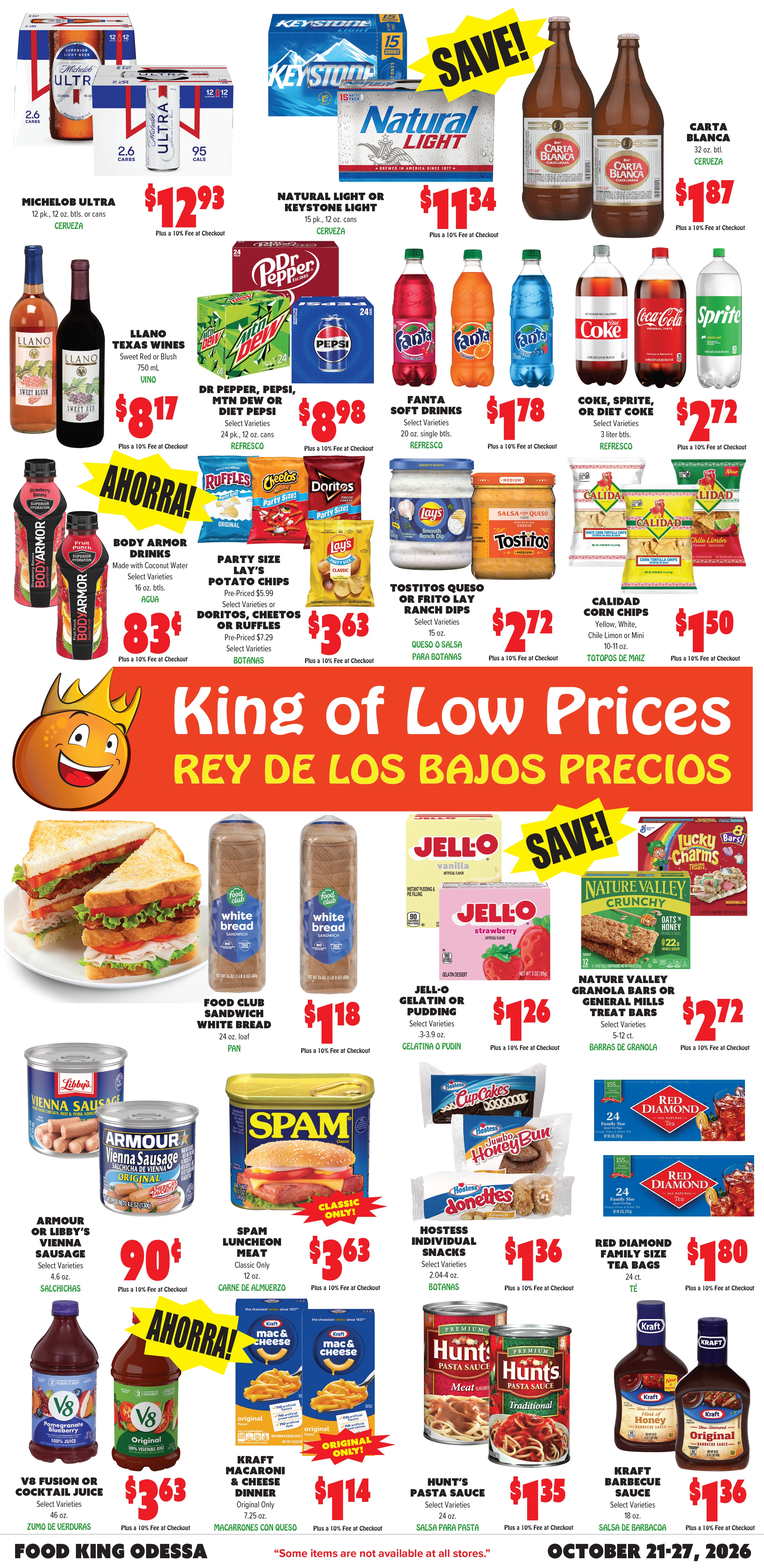 Food King Weekly Ad October 21 - 27, 2026