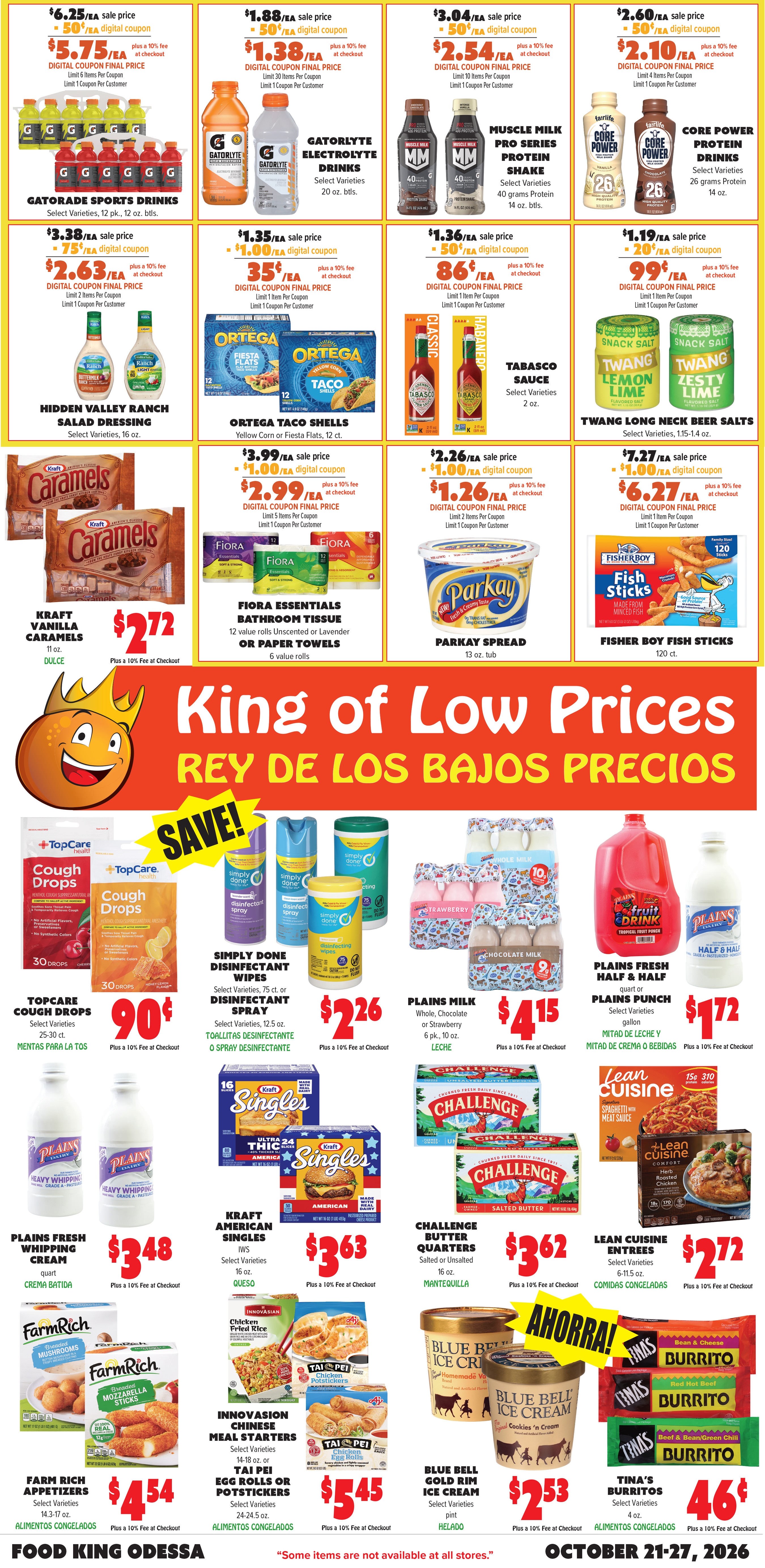 Food King Weekly Ad October 21 - 27, 2026