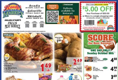Randy's Neighborhood Market (Wisconsin) Weekly Ad October 14 - 20, 2026