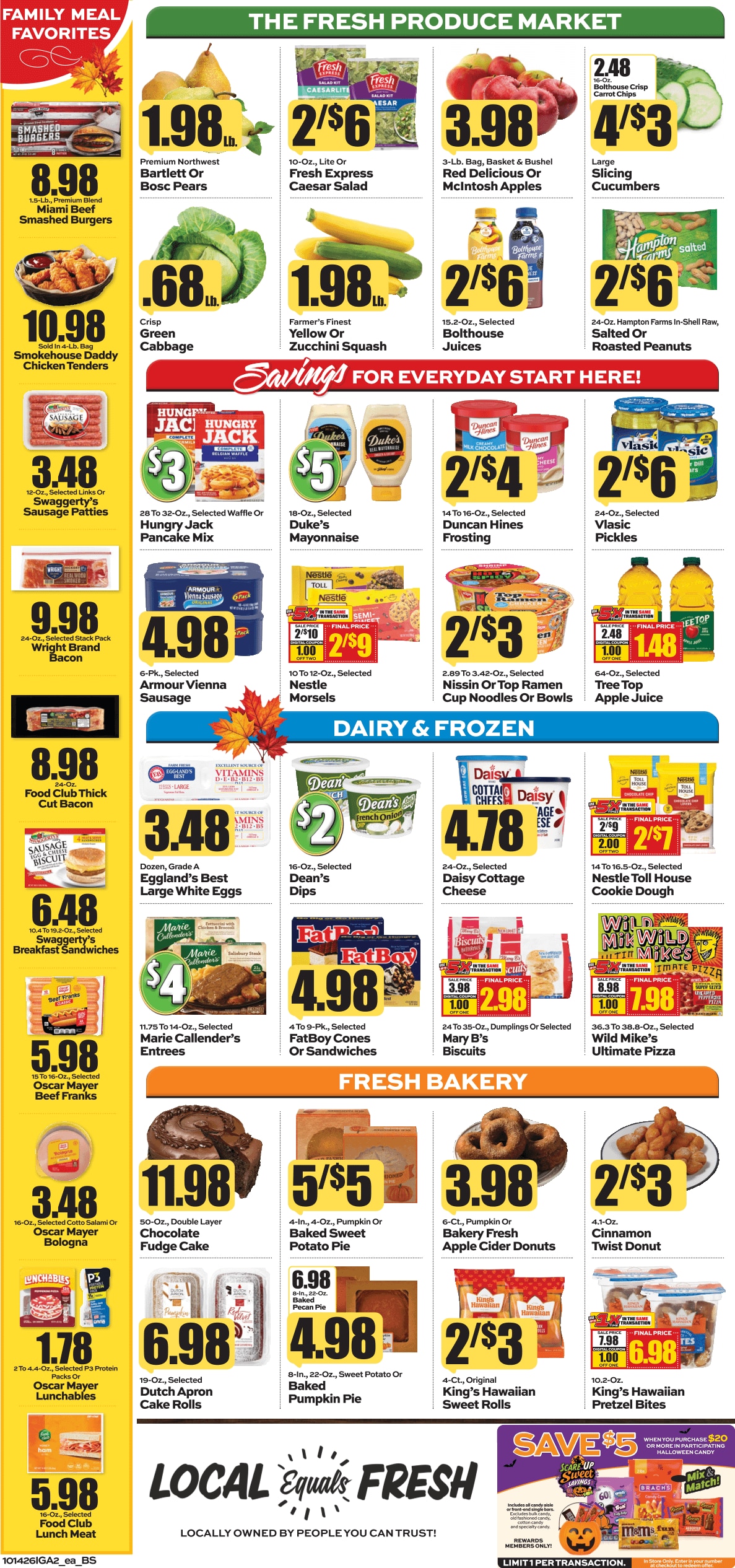 G&R IGA (109 Baker St, Webster Springs, WV) Weekly Ad October 14 - 20, 2026