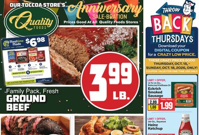 Quality Foods (Commerce and other locations, GA) Weekly Ad October 14 - 20, 2026
