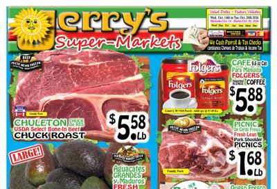 Jerry's Supermarkets Weekly Ad October 14 - 20, 2026