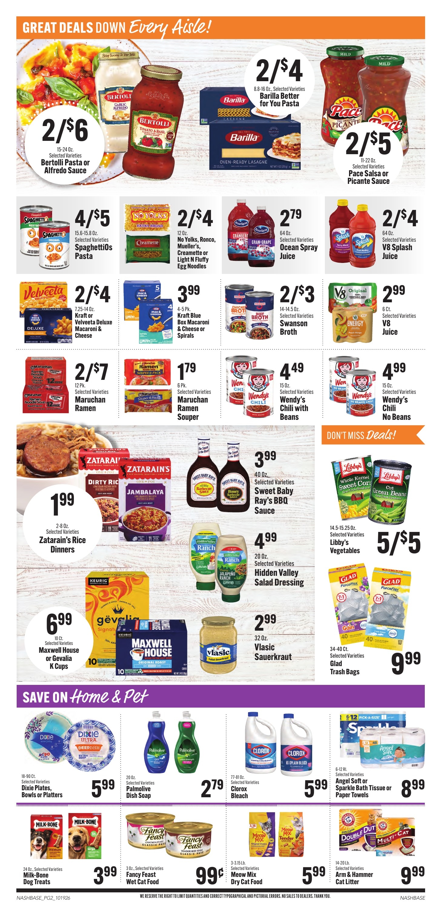 Hilltop Supermarket Weekly Ad October 19 - 25, 2026