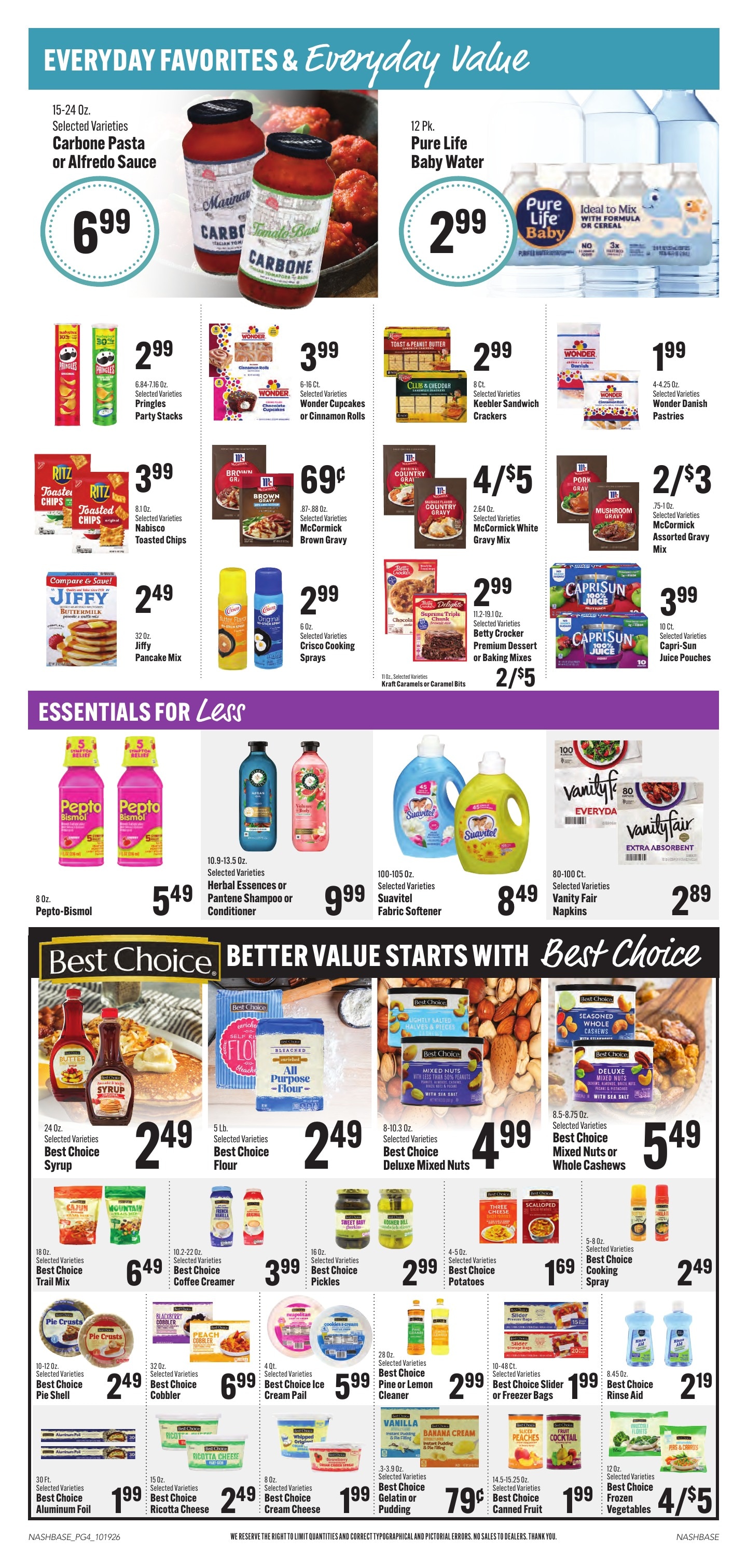 Hilltop Supermarket Weekly Ad October 19 - 25, 2026
