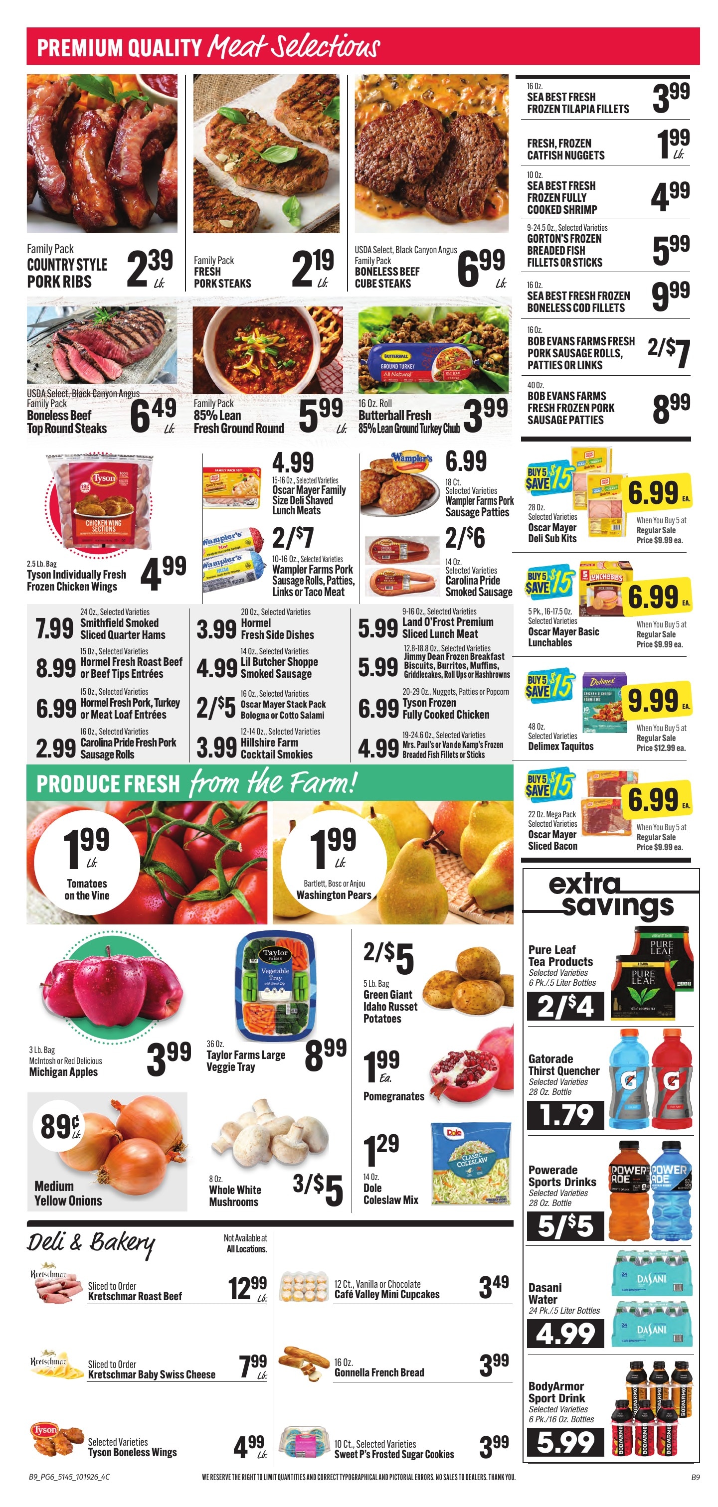 Hilltop Supermarket Weekly Ad October 19 - 25, 2026
