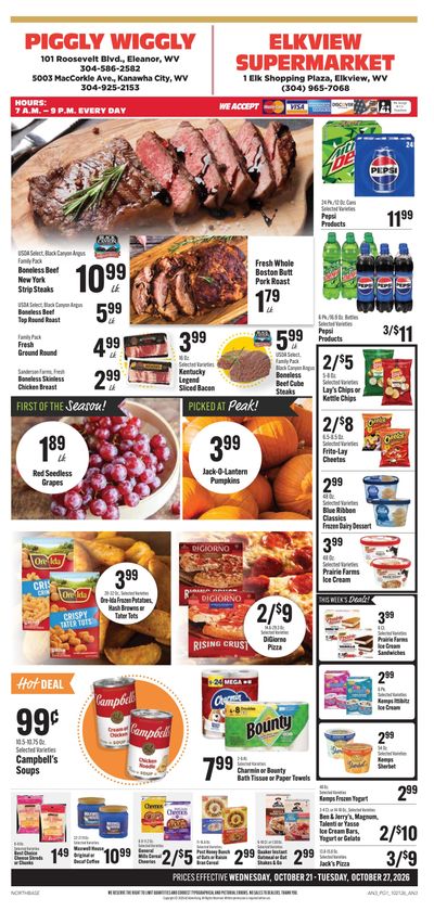 Poca Supermarket Weekly Ad October 21 - 27, 2026