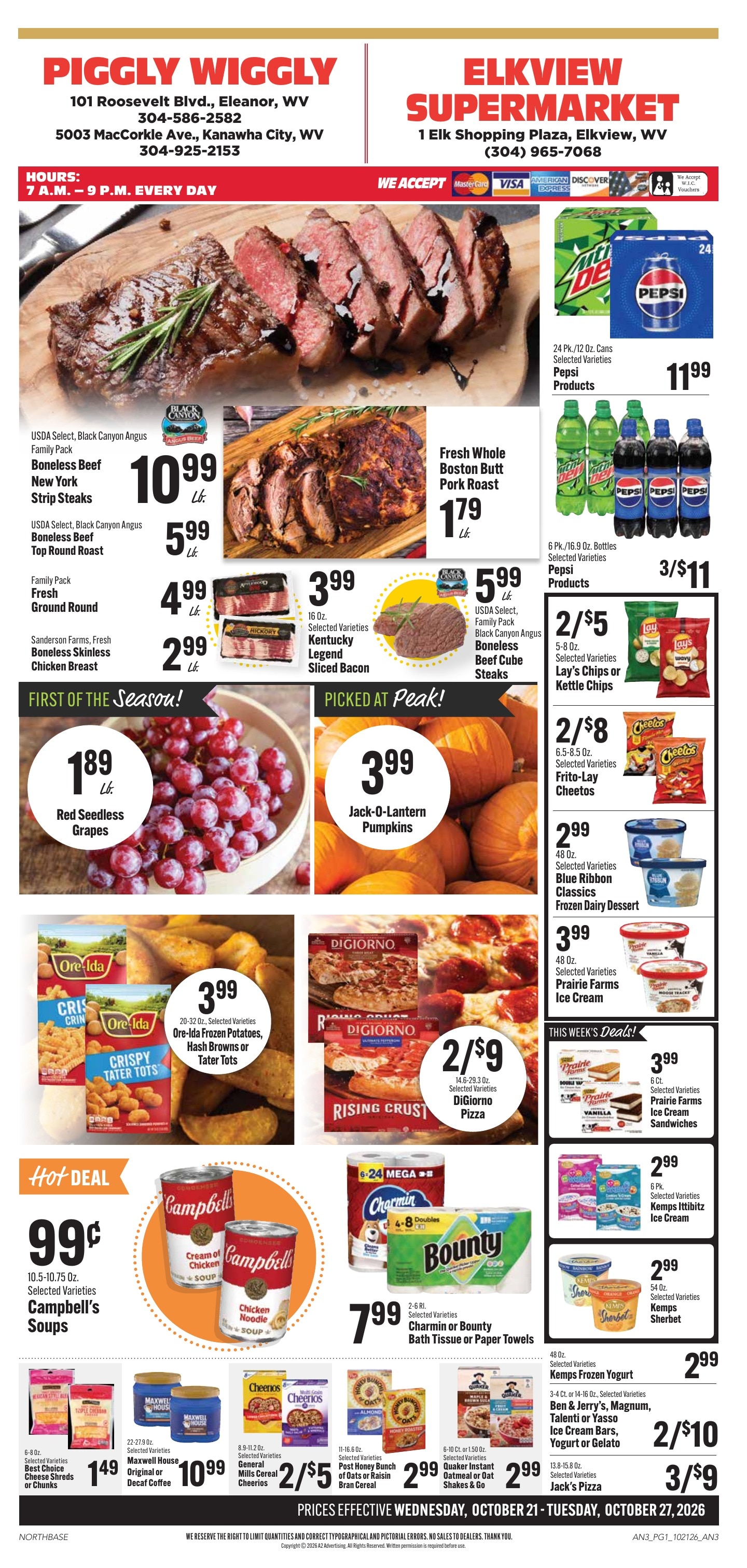 Poca Supermarket Weekly Ad October 21 - 27, 2026