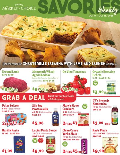 Market of Choice Weekly Specials Weekly Ad October 9 - 15, 2026