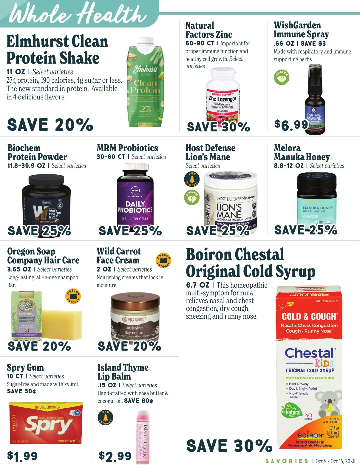 Market of Choice Weekly Specials Weekly Ad October 9 - 15, 2026