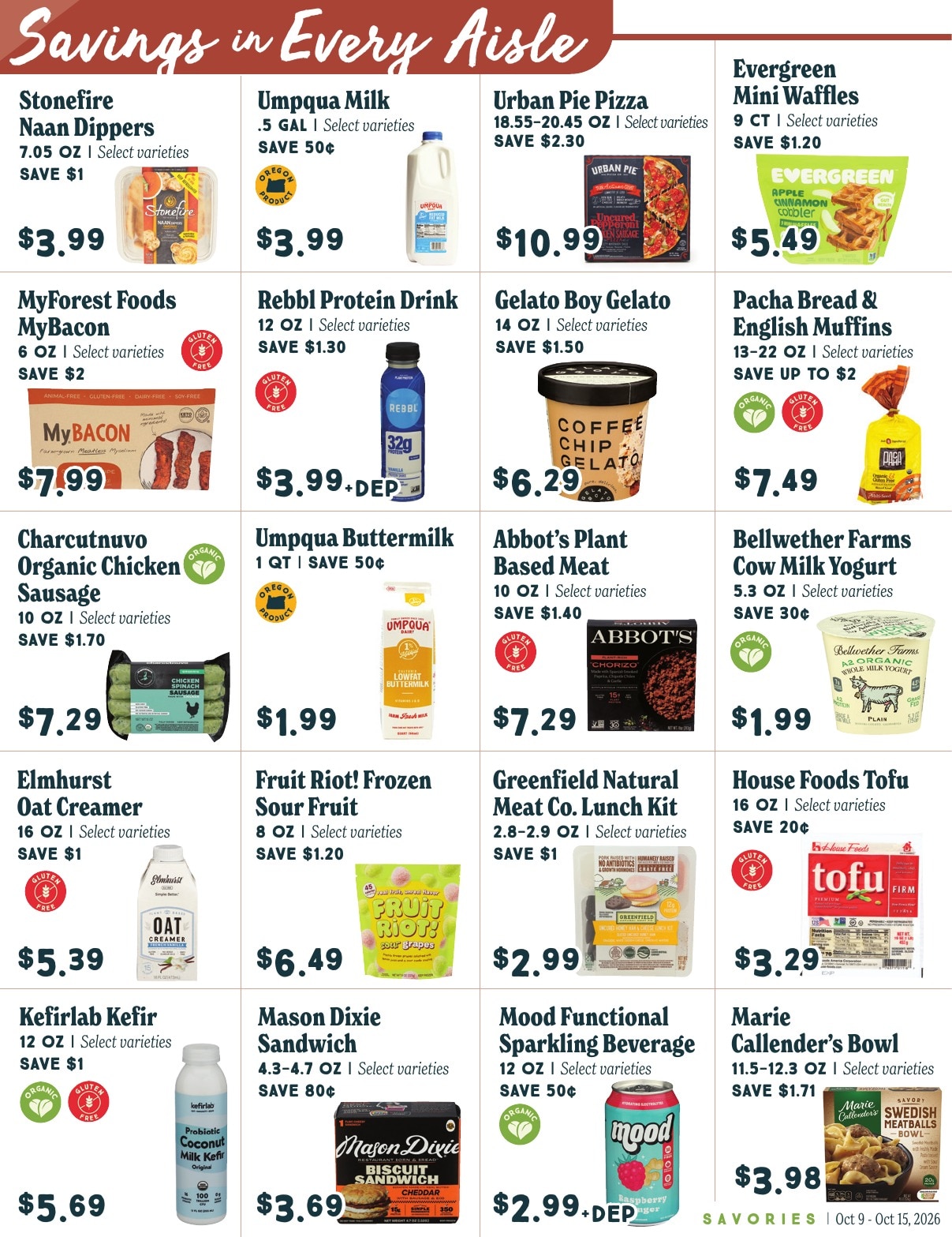 Market of Choice Weekly Specials Weekly Ad October 9 - 15, 2026