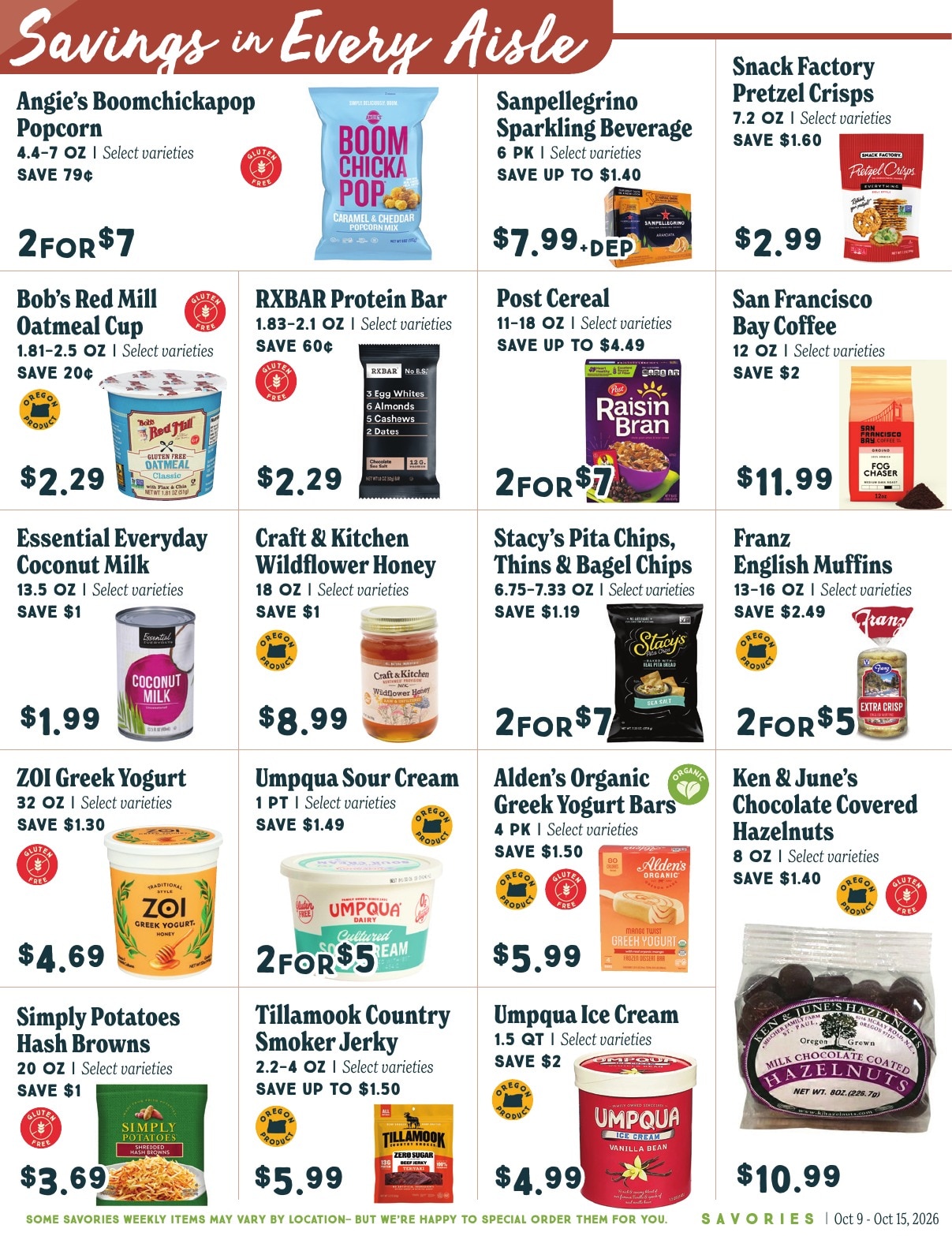 Market of Choice Weekly Specials Weekly Ad October 9 - 15, 2026