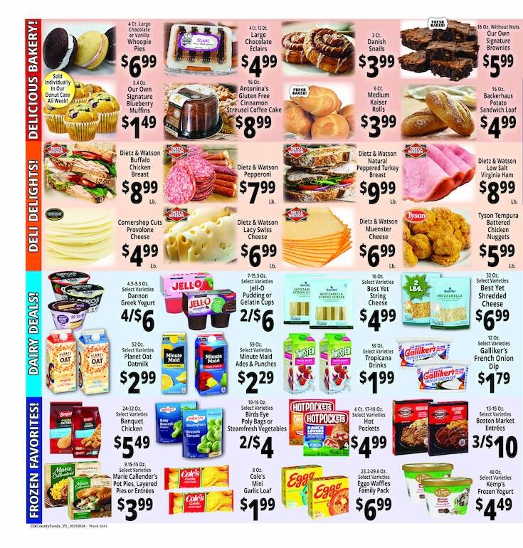 Elk County Foods Weekly Ad October 15 - 21, 2026