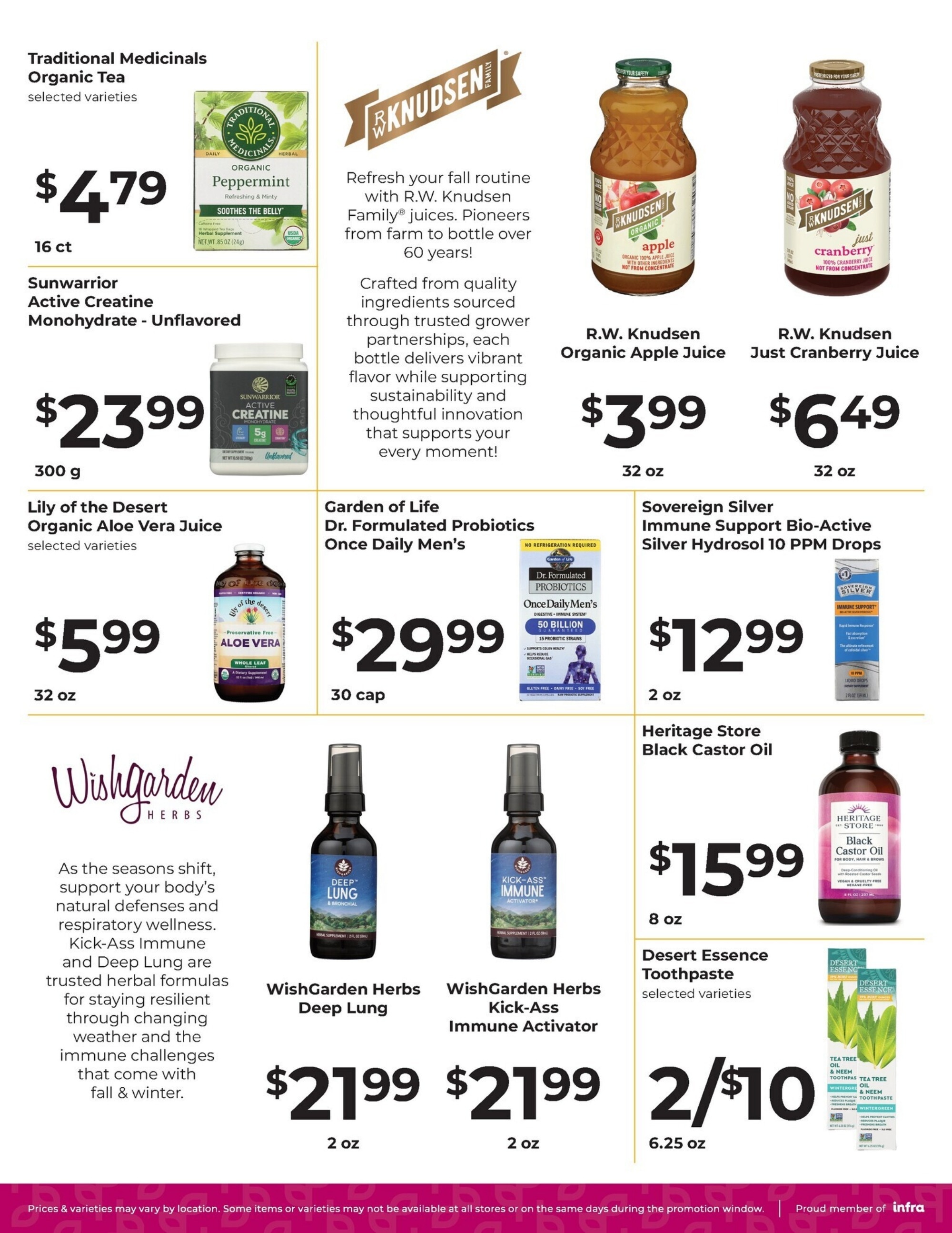 Harvest Market Fort Bragg Monthly Specials Weekly Ad October 13 - 27, 2026