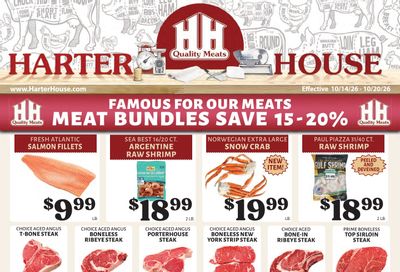 Harter House Weekly Ad October 14 - 20, 2026