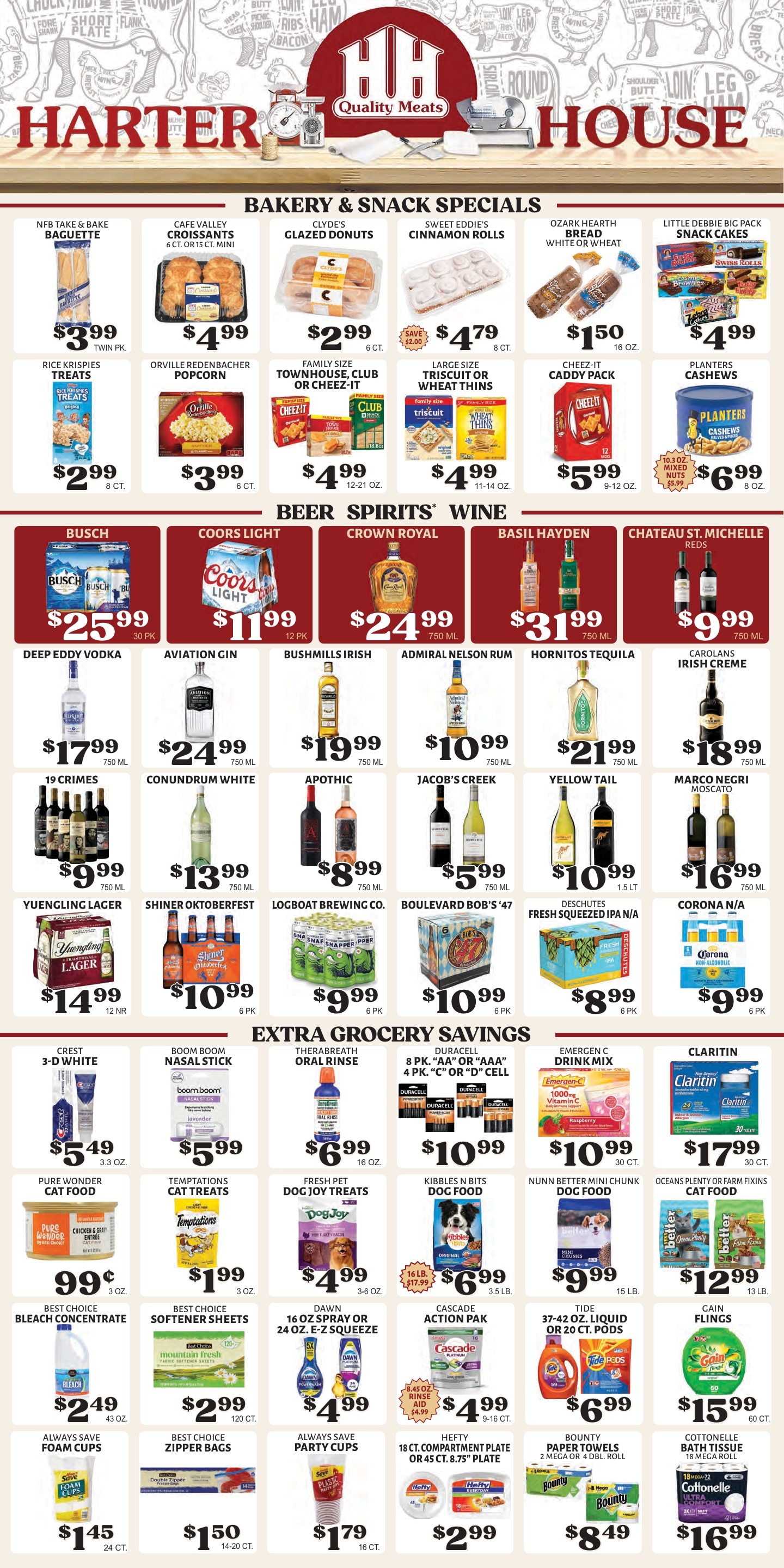 Harter House Weekly Ad October 14 - 20, 2026