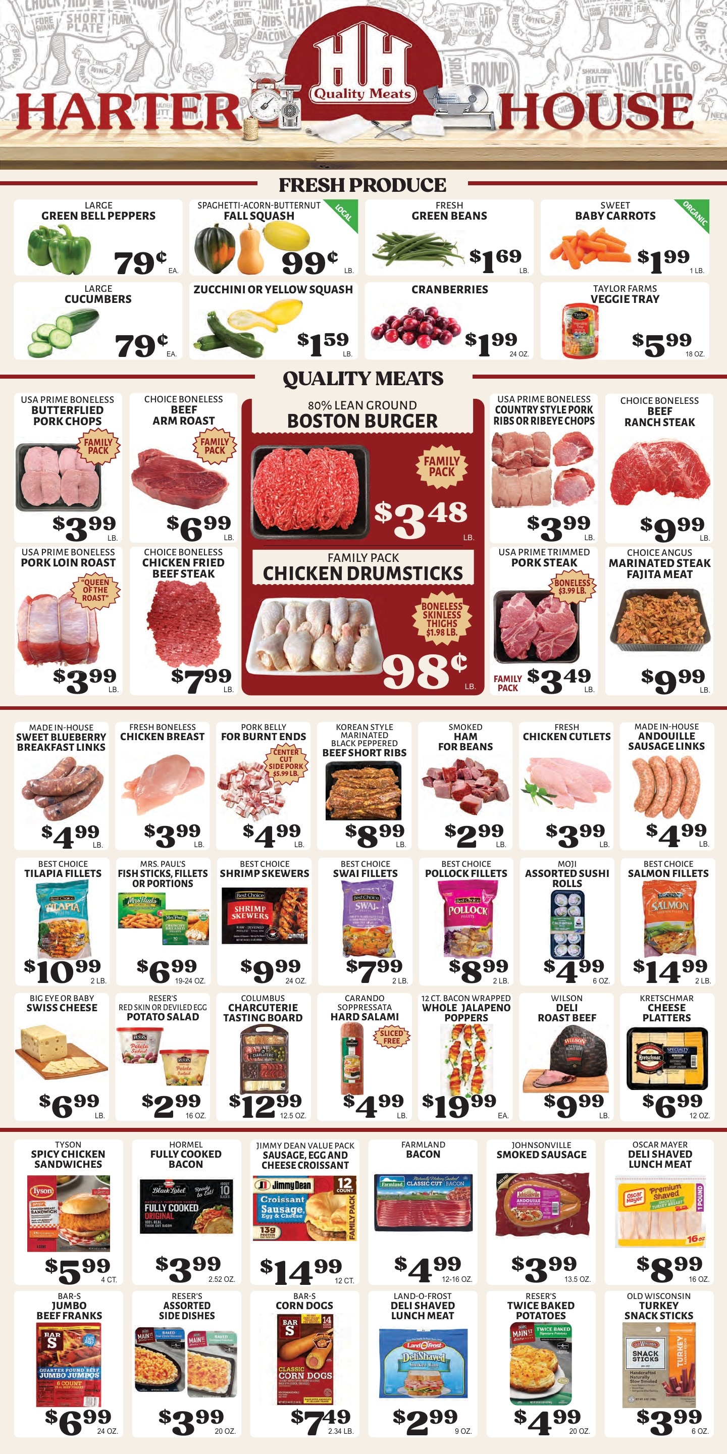 Harter House Weekly Ad October 14 - 20, 2026