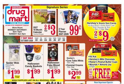 Discount Drug Mart (Ohio) Weekly Ad October 21 - 27, 2026