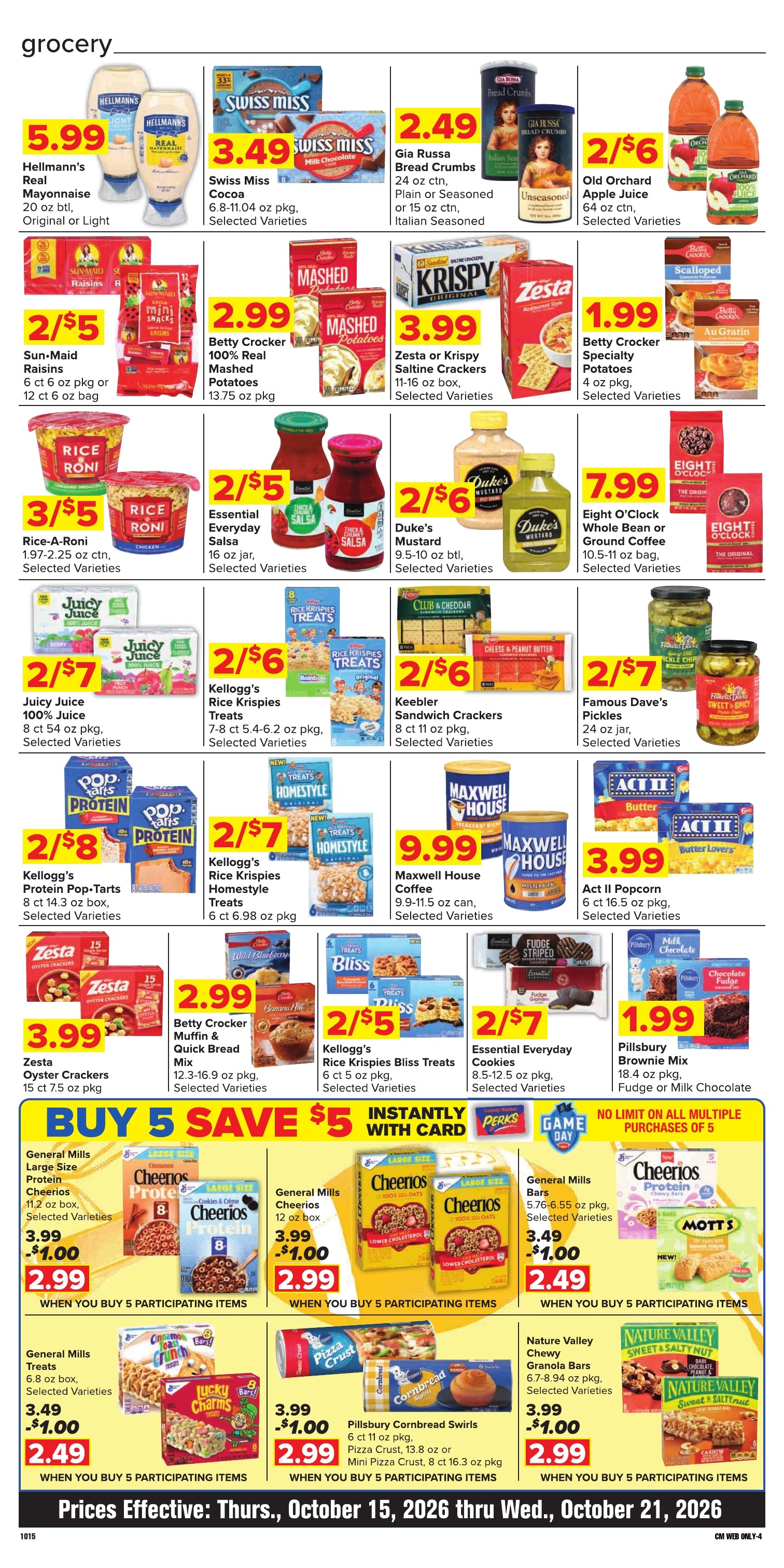 Grove City County Market Weekly Ad October 15 - 21, 2026