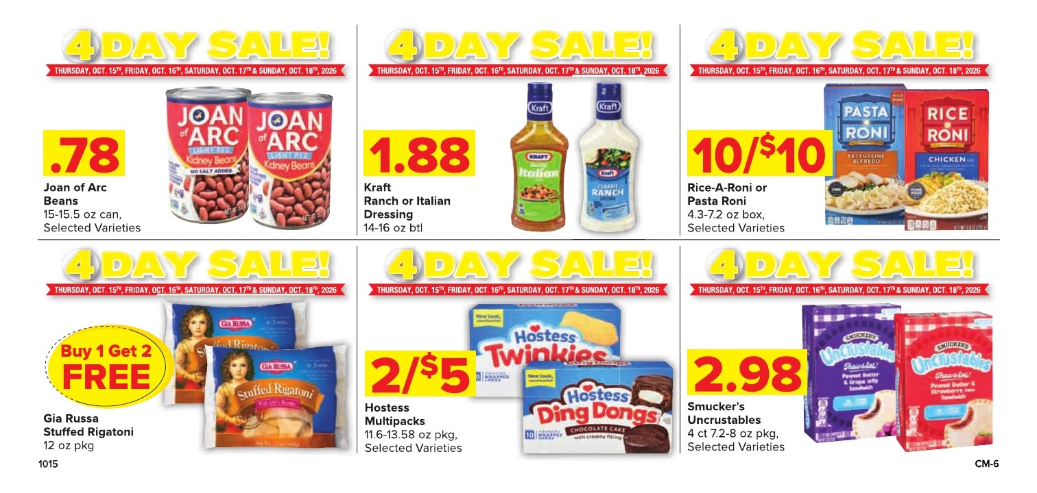 Grove City County Market Weekly Ad October 15 - 21, 2026