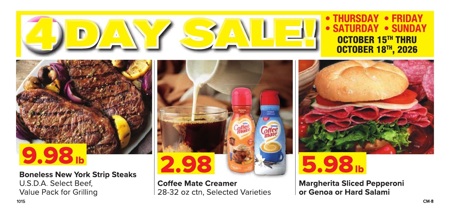 Grove City County Market Weekly Ad October 15 - 21, 2026