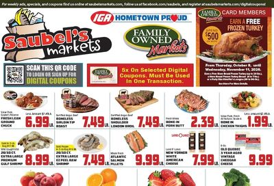 Saubel's Markets (Whiteford and other locations, MD) Weekly Ad October 15 - 21, 2026
