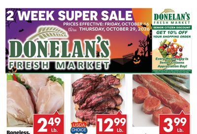 Donelan's Fresh Market Weekly Ad October 16 - 29, 2026