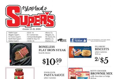 Odell's Super's Weekly Ad October 15 - 21, 2026