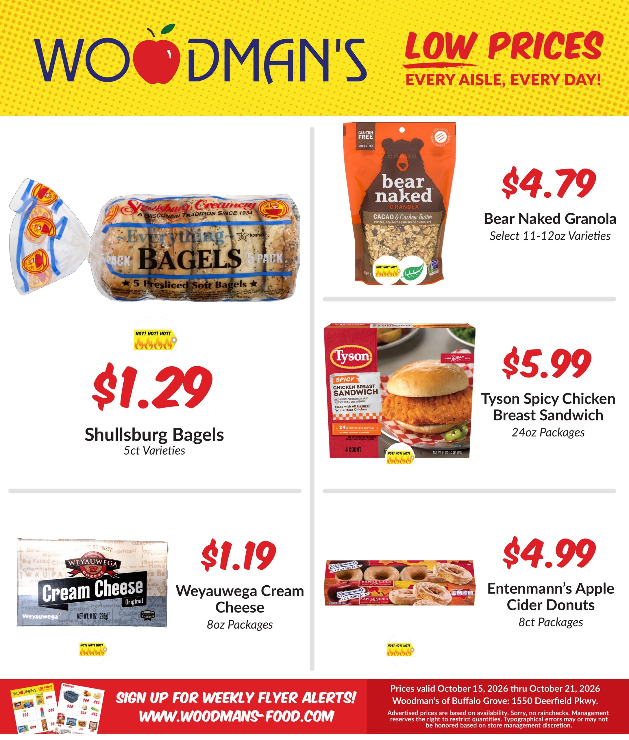 Woodman's Food Market (Chicago Area, IL) M1000 Weekly Weekly Ad October 15 - 21, 2026