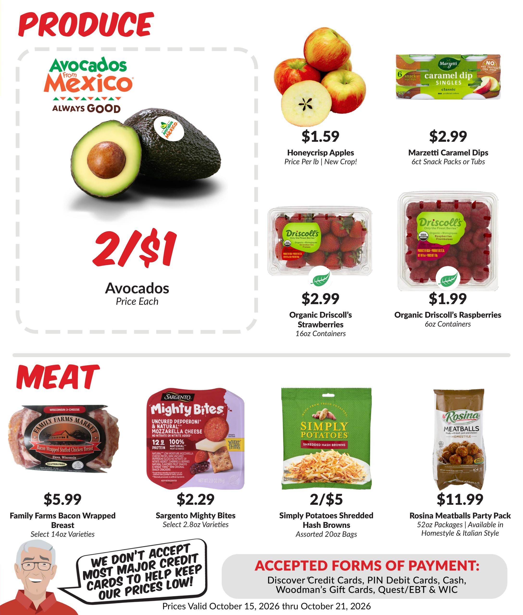 Woodman's Food Market (Chicago Area, IL) M1000 Weekly Weekly Ad October 15 - 21, 2026