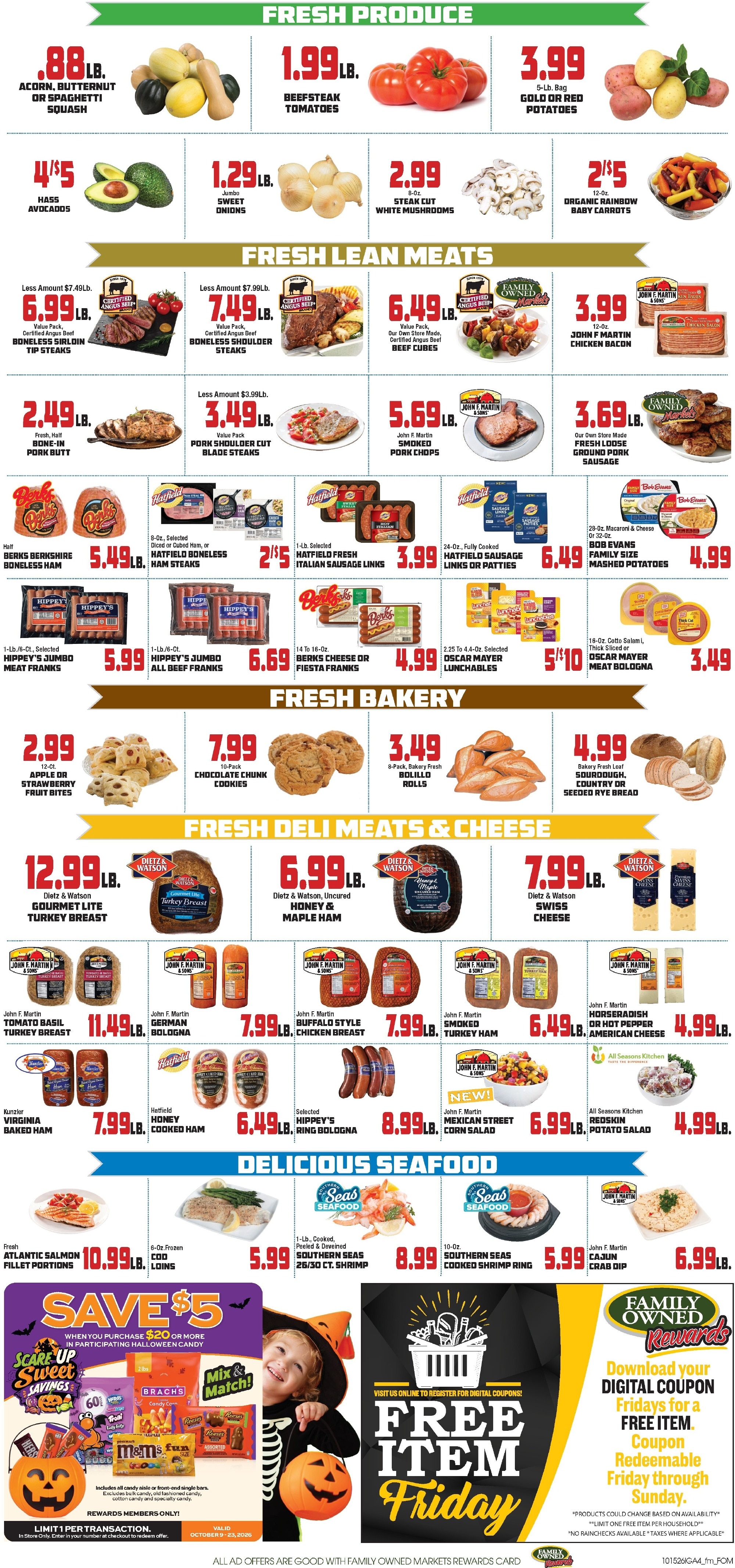 John Herr's Village Market Weekly Ad October 15 - 21, 2026
