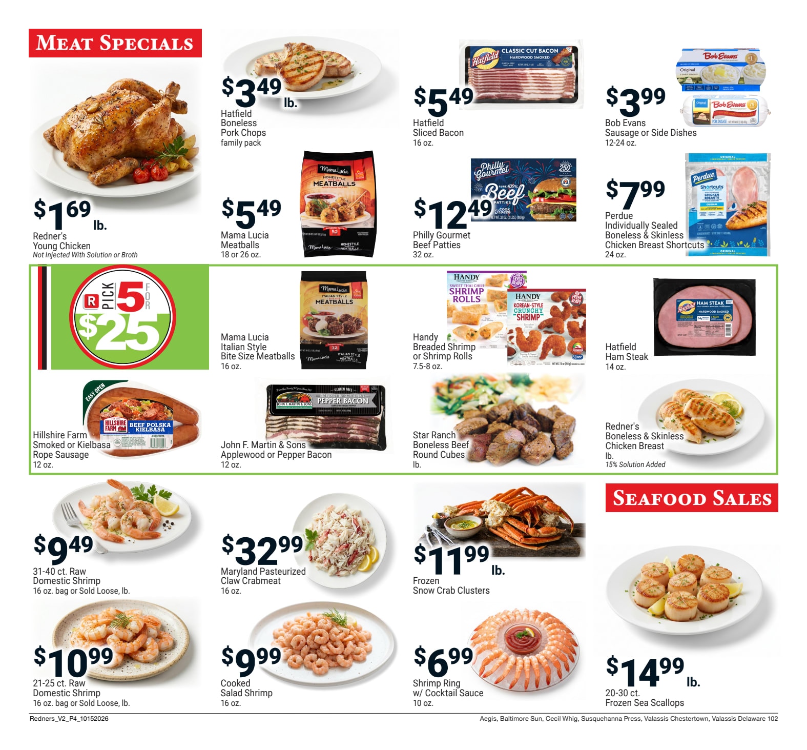 Redner's Markets (Camden and other locations, DE) Weekly Ad October 15 - 21, 2026