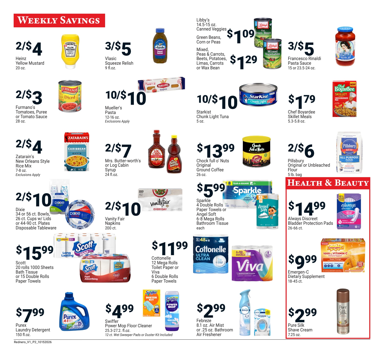 Redner's Markets (Douglassville and other locations, PA) Weekly Ad October 15 - 21, 2026