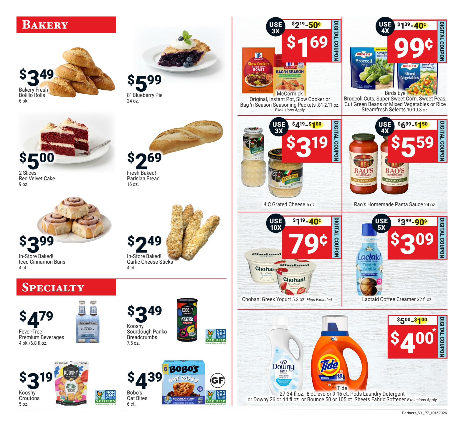Redner's Markets (Douglassville and other locations, PA) Weekly Ad October 15 - 21, 2026
