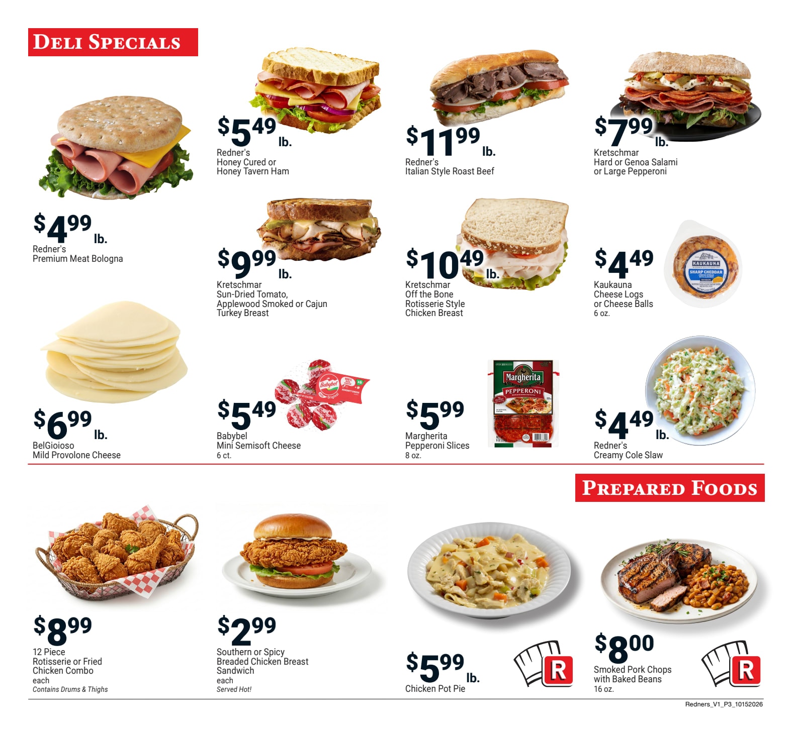 Redner's Markets (Ephrata and other locations, PA) Weekly Ad October 15 - 21, 2026