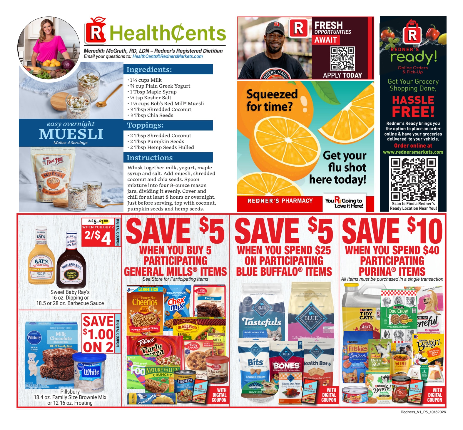 Redner's Markets (Ephrata and other locations, PA) Weekly Ad October 15 - 21, 2026