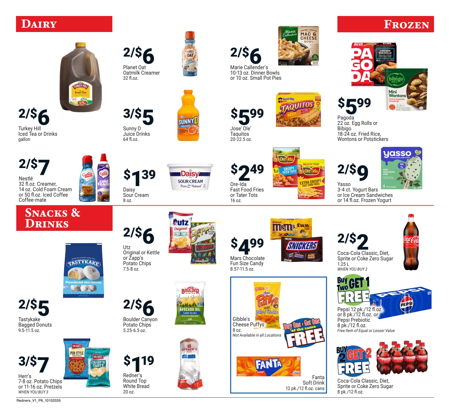 Redner's Markets (Nesquehoning, PA) Weekly Ad October 15 - 21, 2026