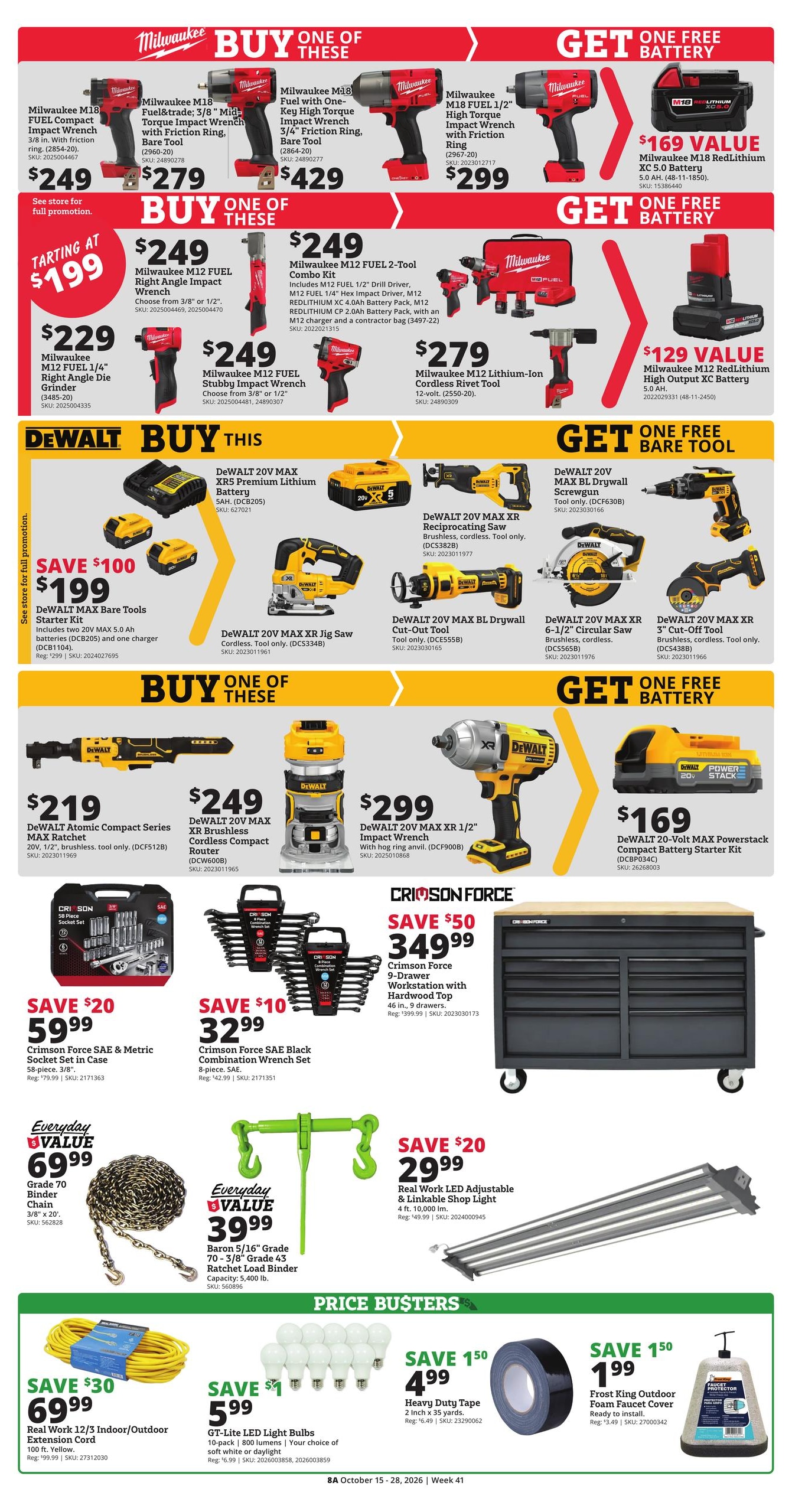Rural King (Huntsville Area, AL) Weekly Ad October 15 - 28, 2026
