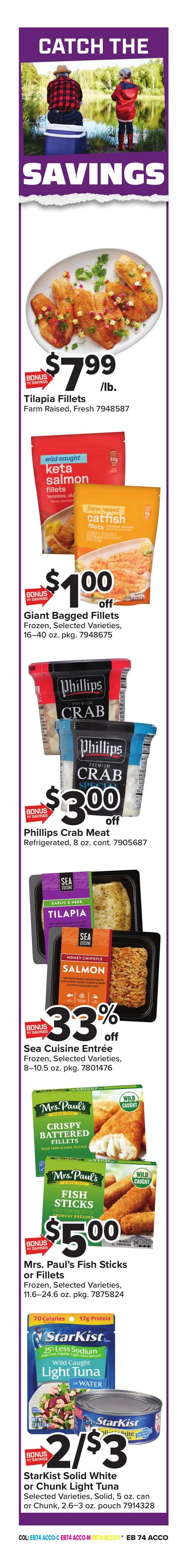 Giant Food (Parcel Return Service Area, DC) Weekly Ad October 16 - 22, 2026