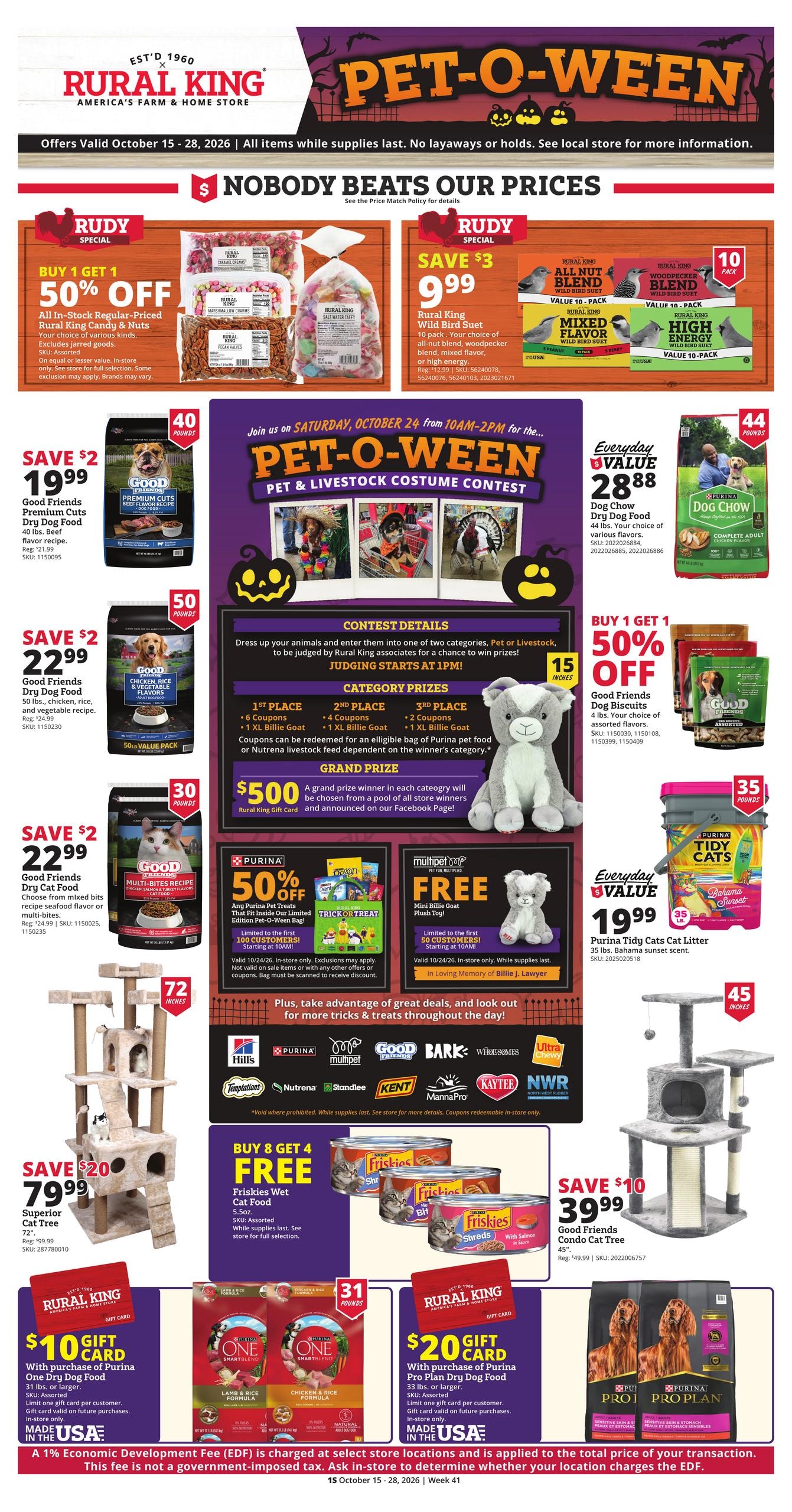 Rural King (Gainesville Area, FL) Weekly Ad October 15 - 28, 2026