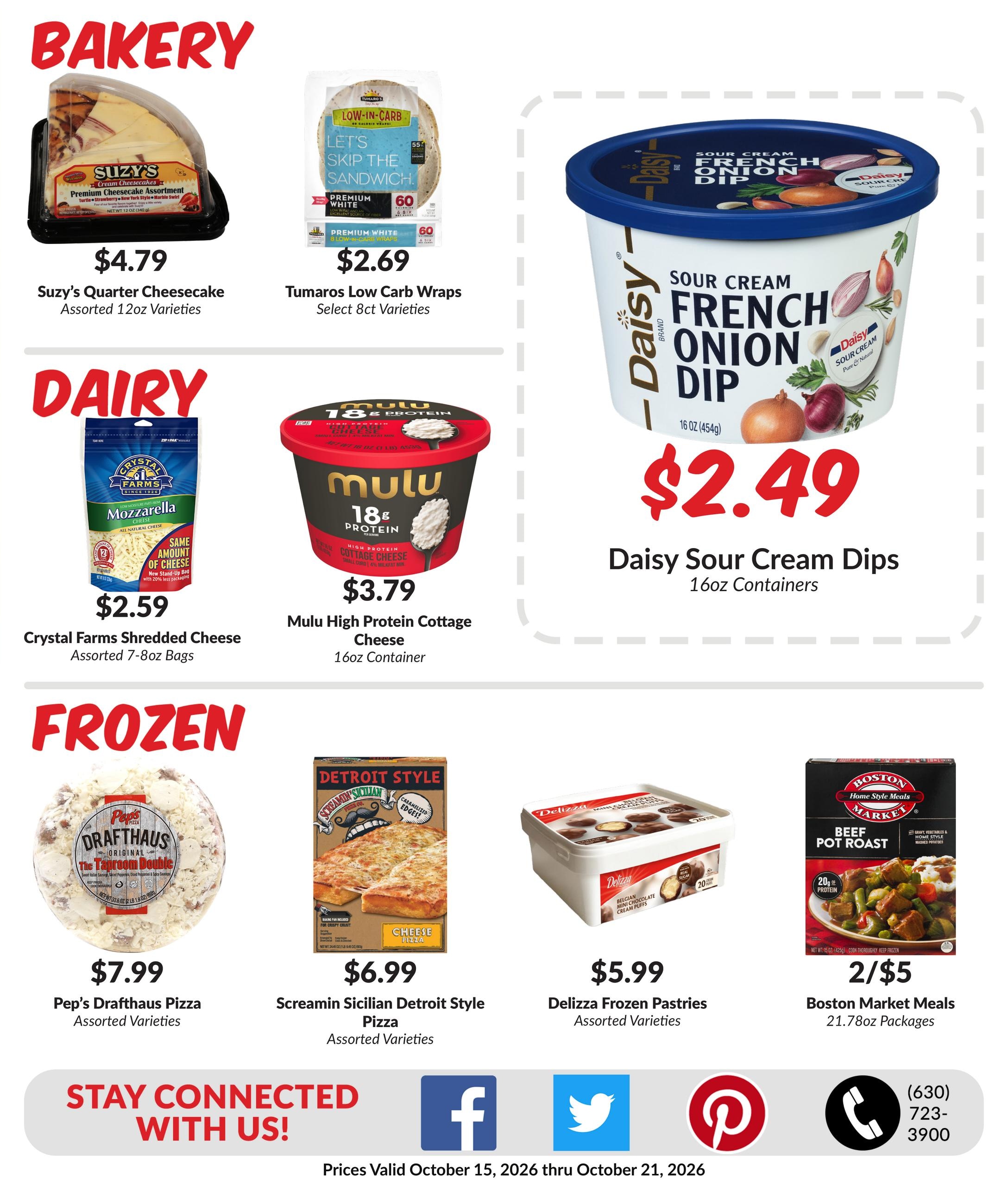 Woodman's Food Market (Aurora Area, IL) M1000 Weekly Weekly Ad October 15 - 21, 2026