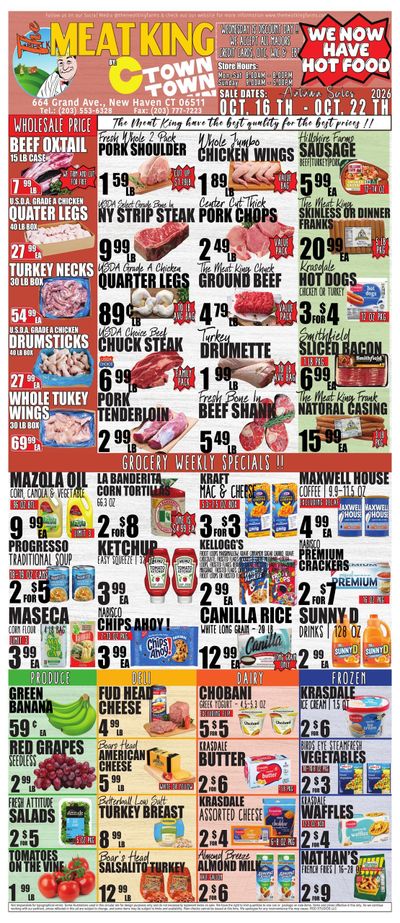 C Town (Hamden Area, CT) Weekly Ad October 16 - 22, 2026