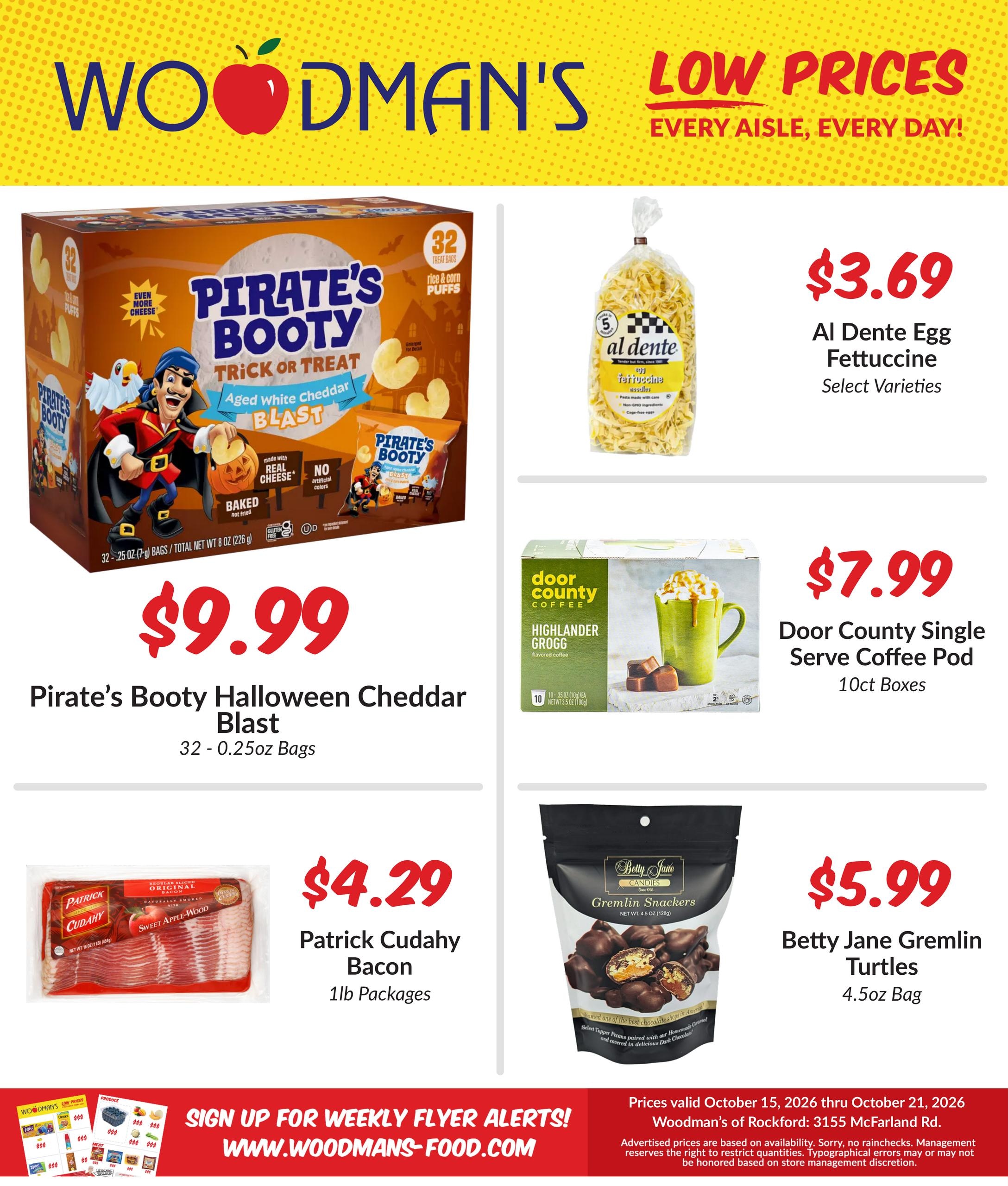 Woodman's Food Market (Rockford Area, IL) M1000 Weekly Weekly Ad October 15 - 21, 2026
