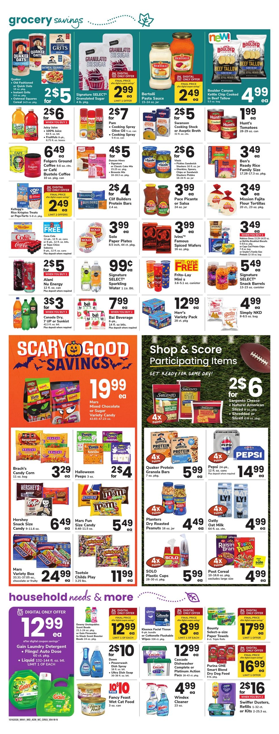 Acme Markets (Allenwood Area, NJ) Weekly Ad October 16 - 22, 2026